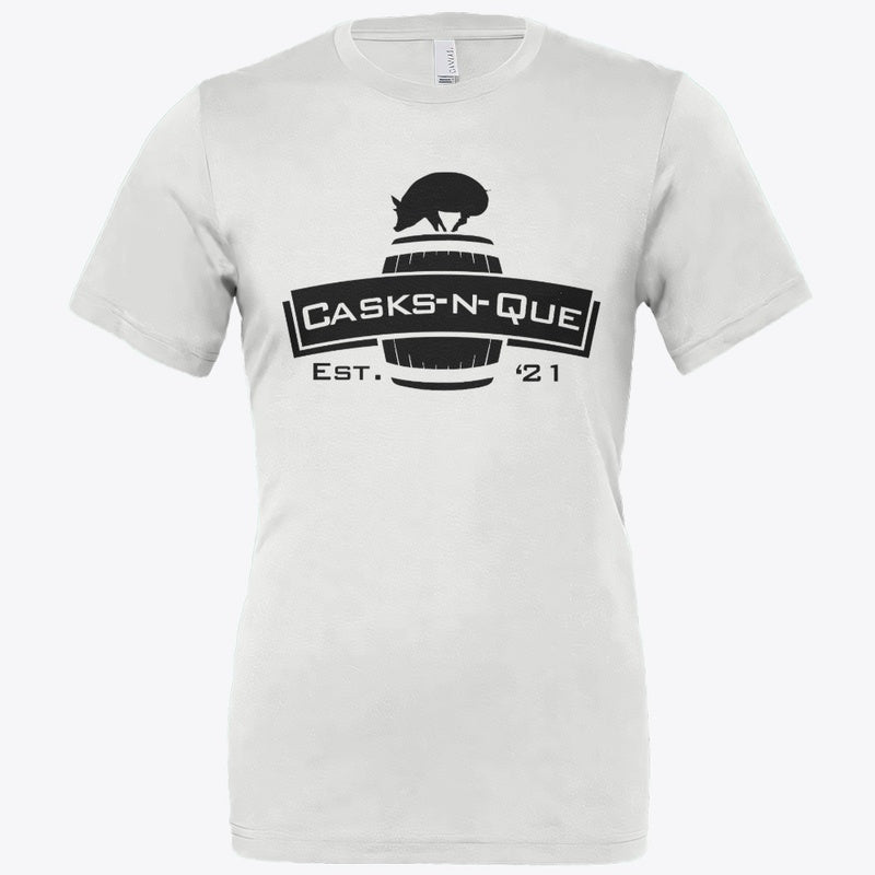 CasksnQue Tee Grey Bella + Canvas 3001