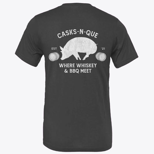Casks-n-Que New Tee - Black