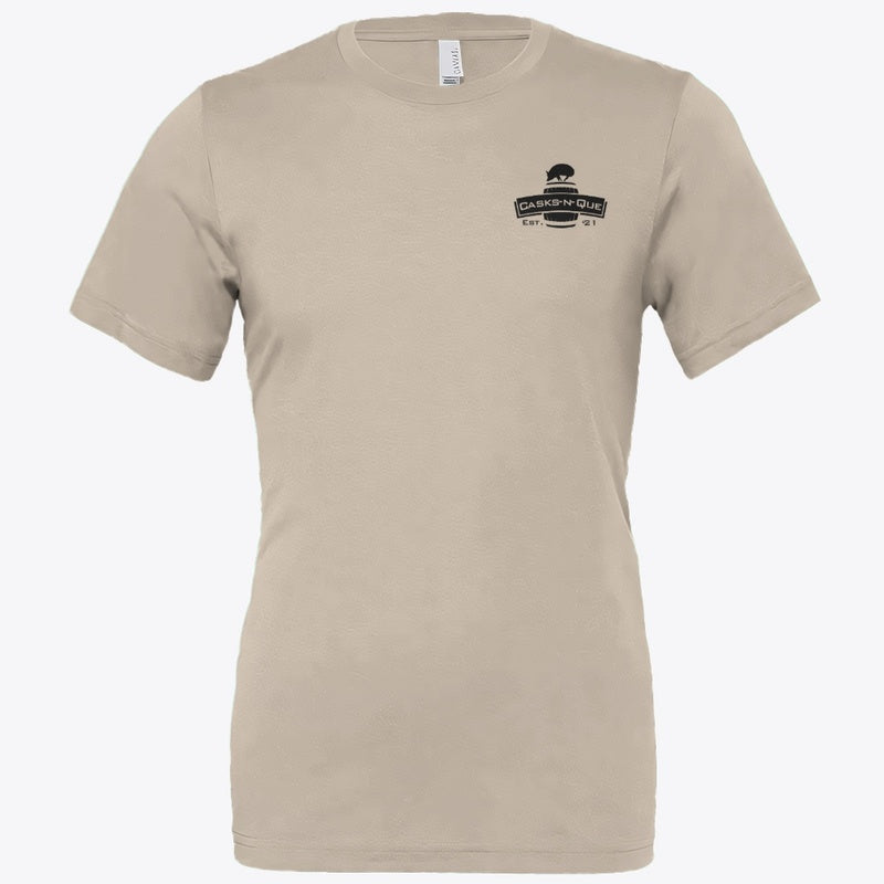 Casks-n-Que New Tee - Tan