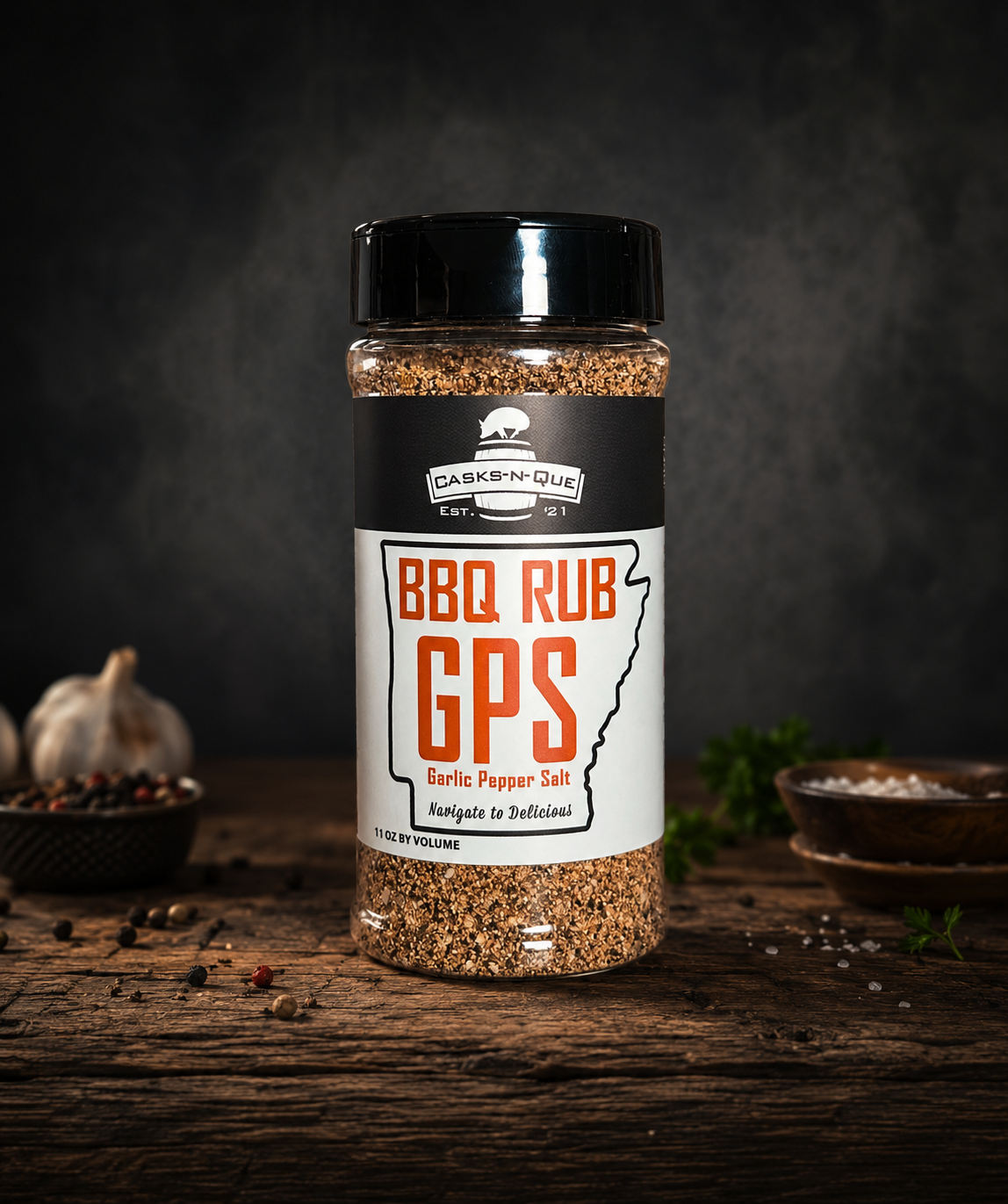 GPS BBQ Rub Seasoning: Salt, Pepper, Garlic